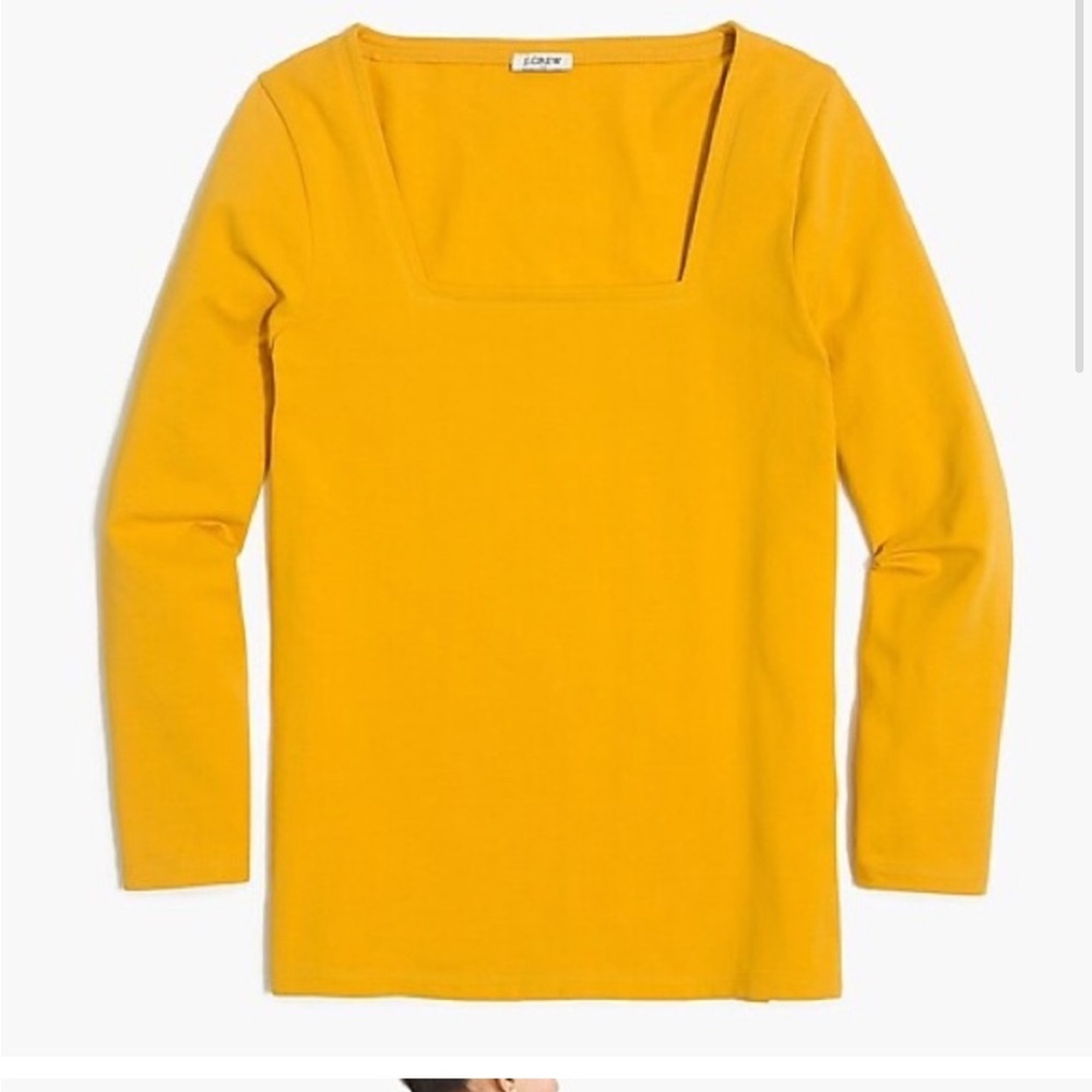 NWT J. Crew square neck shirt - medium - long sleeve - Picture 2 of 8